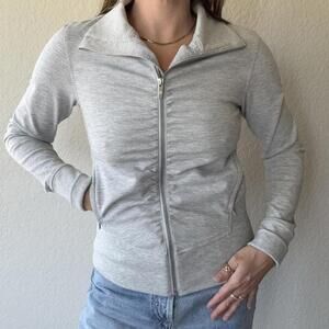 LULULEMON grey zip up athletic jacket